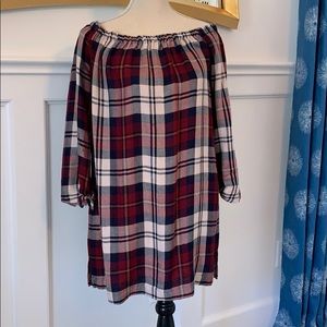 Anthropologie plaid tunic / dress